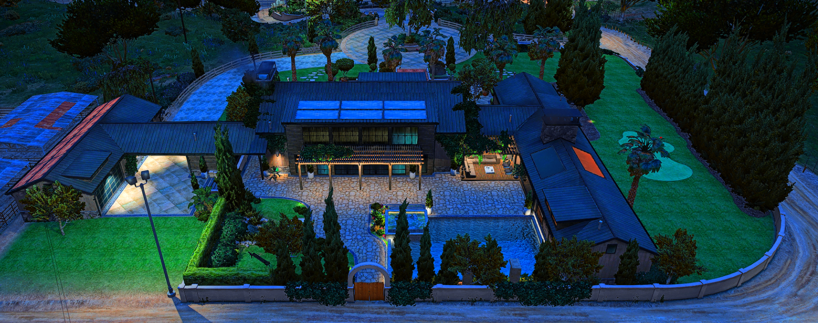 Nächtliches Stadtleben